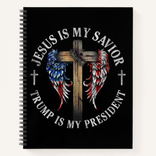 Cuaderno Jesús Es Mi Salvador Trump Es Mi Presidente 2024 E