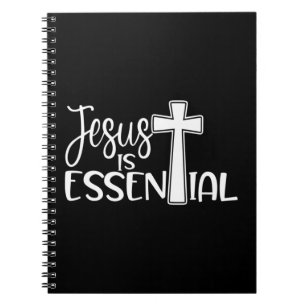 Cuaderno Jesús es una camiseta cruzada esencialPerfecto par