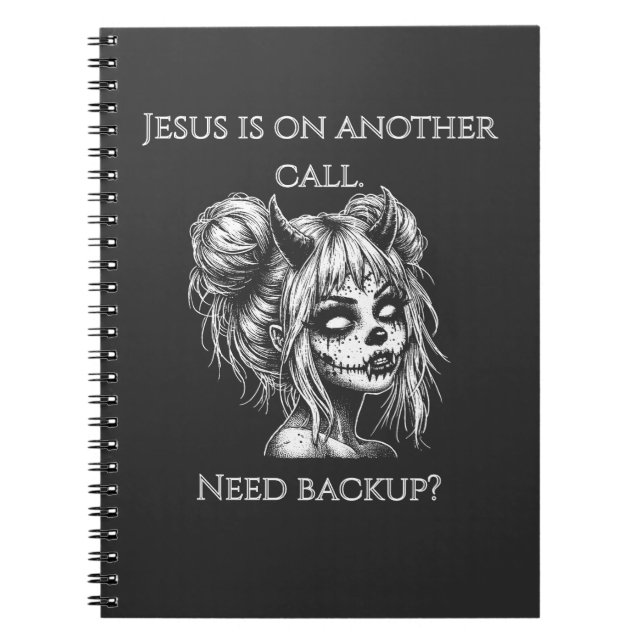 Cuaderno Jesús Está en Otra Llamada – Respaldo de Súcubo (Frente)