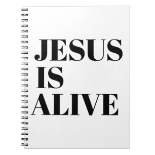 Cuaderno Jesús está vivo Cristo es Risen Cita de Dios No
