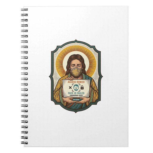 Cuaderno Jesús falló el desbloqueo facial con tecnología de (Frente)