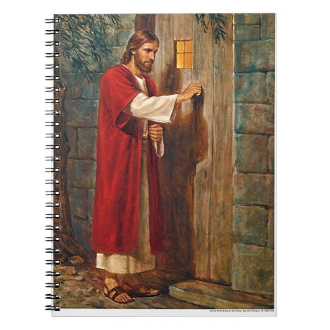 Cuaderno Jesús golpea en la puerta (Frente)