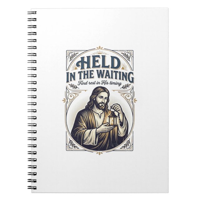 Cuaderno Jesús Infertilidad Intentando Concebir Ánimo (Frente)