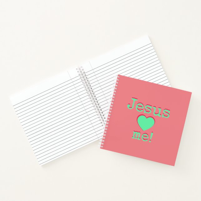 Cuaderno Jesus loves ♥ me! (Interior)