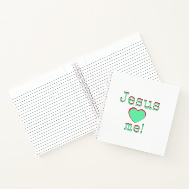 Cuaderno Jesus loves ♥ me! (Interior)