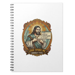 Cuaderno Jesús Mensaje De Autocorrección Incorrecto Jefe Ve