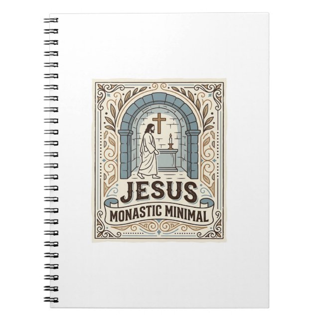 Cuaderno Jesús Monástico Minimalista Jesús Monástico Minima (Frente)