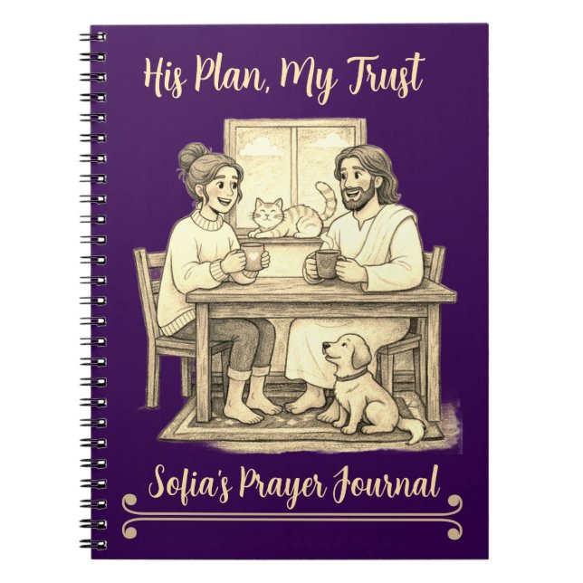 Cuaderno Jesus photo notebook - personalized faith journal (Frente)