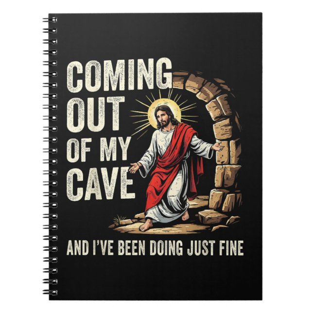 Cuaderno Jesús saliendo de mi cueva (Frente)