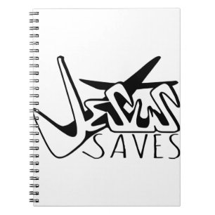 CUADERNO JESUS SAVES GRAFFITI