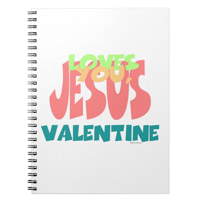 CUADERNO JESÚS TE AMA, VALENTINE (Frente)