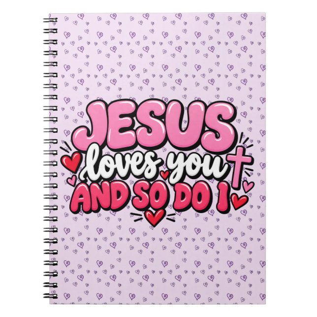 Cuaderno Jesús te ama y yo también (Frente)