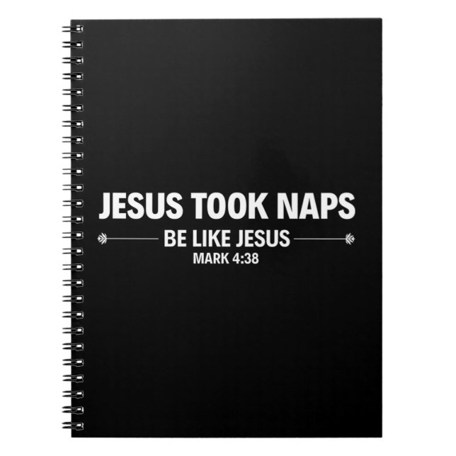 Cuaderno Jesús Tomó Las Napas Como Jesús Camiseta Premium (Frente)