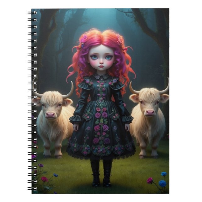 Cuaderno Jeune fille écossaise  (Frente)