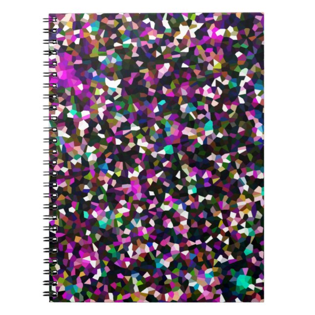 Cuaderno Jewel Tone Crystal Pixels (Frente)