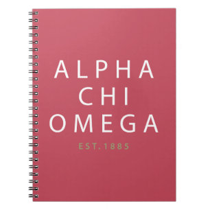Cuaderno Ji alfa Omega el Est. 1885