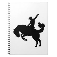 Jinete de rodeo a caballo