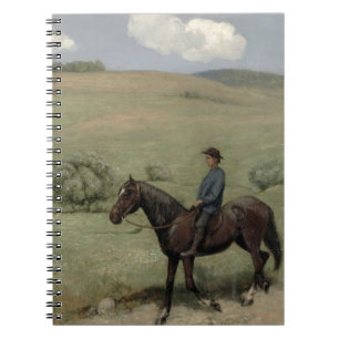 Cuaderno Jinete en un paisaje, 1894 (aceite a bordo)