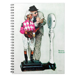 Cuaderno Jinete que pesa adentro por Norman Rockwell