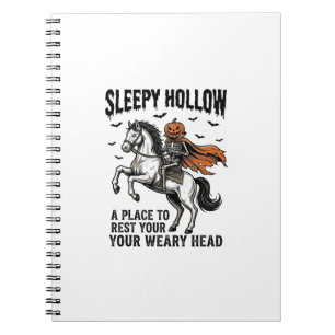 Cuaderno Jinete sin Cabeza de Sleepy Hollow Vintage Hallowe