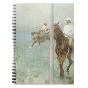 Cuaderno Jinetes antes de la carrera por Edgar Degas