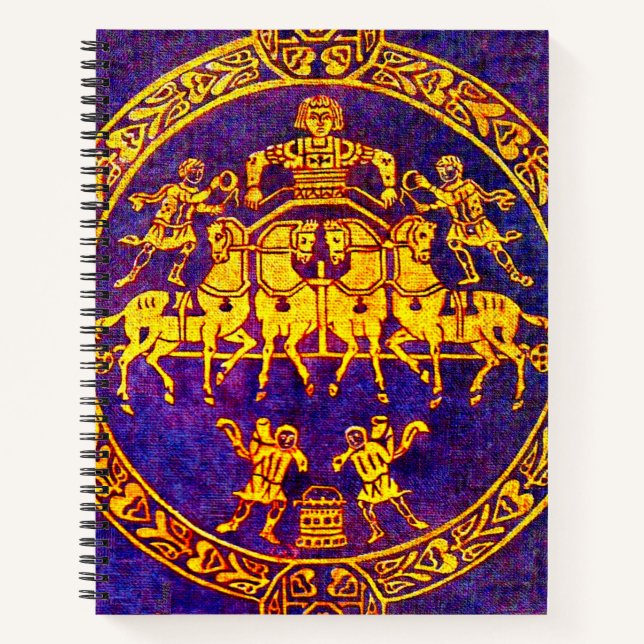 Cuaderno Jinetes y soldados medievales del siglo XII (Anverso)