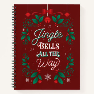 Cuaderno Jingle Bells All Way Navidades Sketchbook