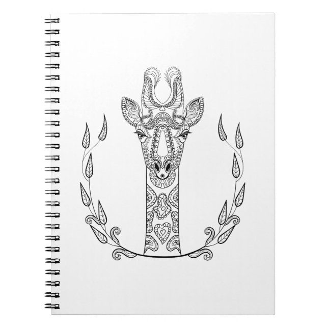Cuaderno Jirafa inspirada (Frente)