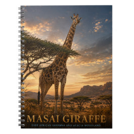 Cuaderno Jirafa Masai Sabana VINTAGE