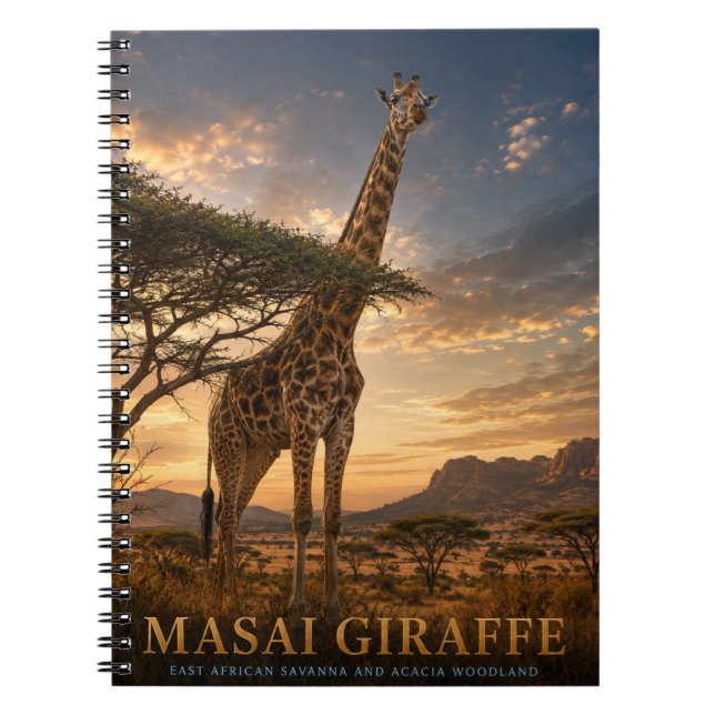 Cuaderno Jirafa Masai Sabana VINTAGE (Frente)