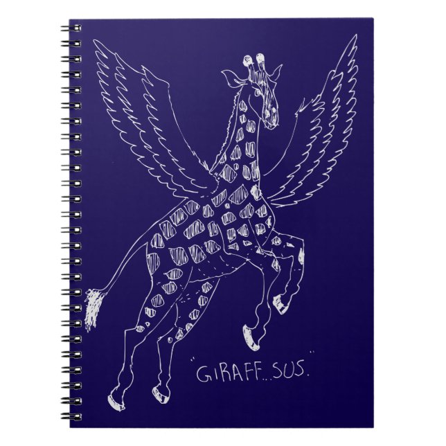 Cuaderno Jirafa + pegaso = Jirafaso (Frente)