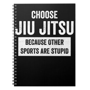 Cuaderno Jiu Jitsu BJJ elige Jiu Jitsu porque blanco