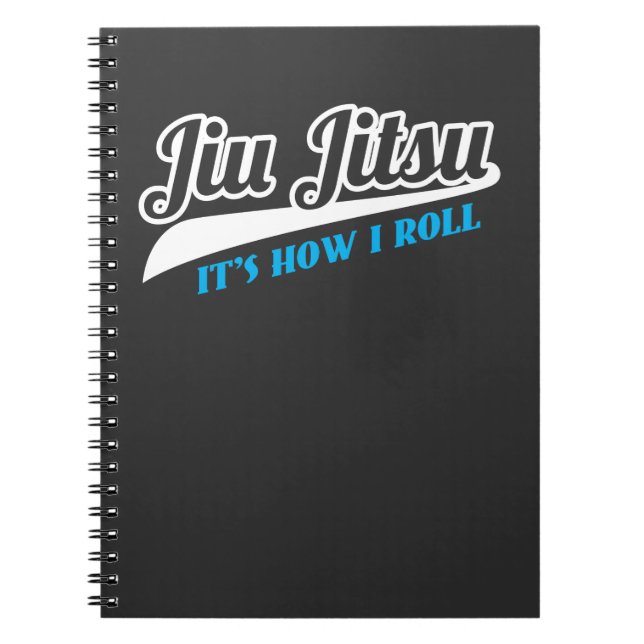 Cuaderno Jiu Jitsu es cómo ruedo BJJ que ataca (Frente)