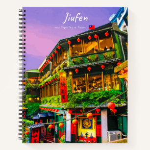 Cuaderno Jiufen, Taiwán - Antigua Casa de Té en Espiral