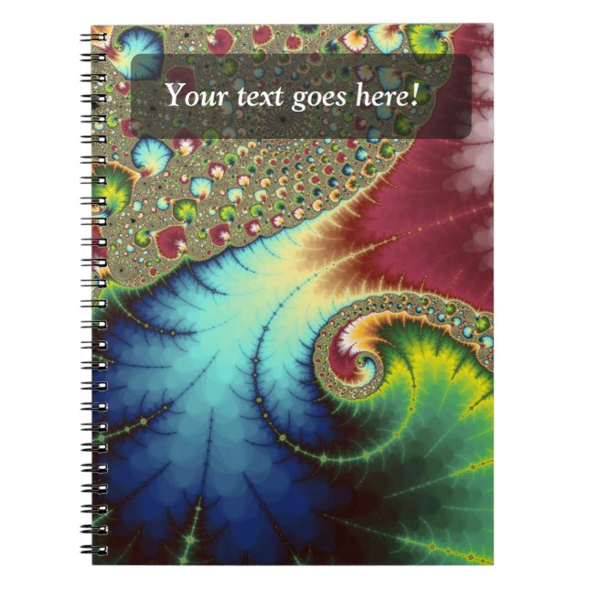 Cuaderno Joanie 50 Fractal Art (Frente)