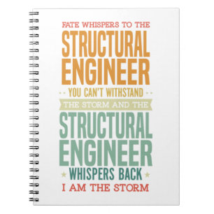 Cuaderno Job Tshirt Sayings - El Ingeniero estructural