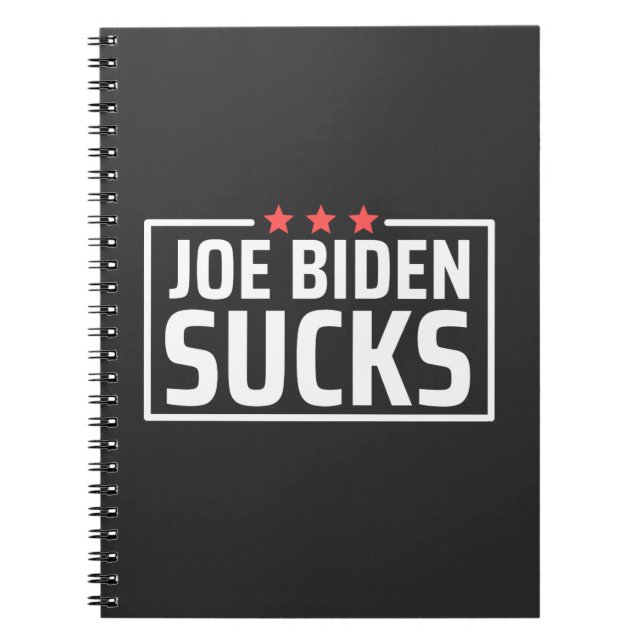 Cuaderno joe Biden Sucks (Frente)