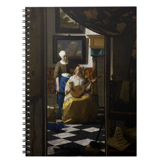 Cuaderno Johannes Vermeer - La carta de amor (Frente)