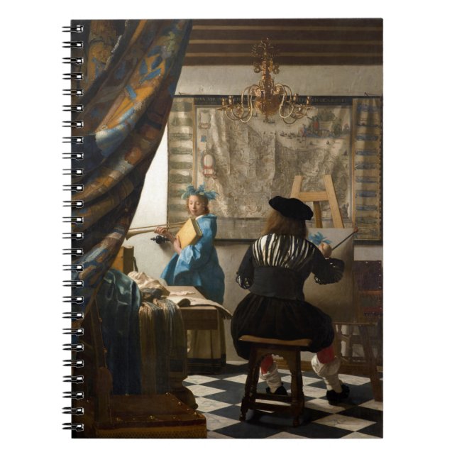 Cuaderno Johannes Vermeer - La historia de la pintura (Frente)