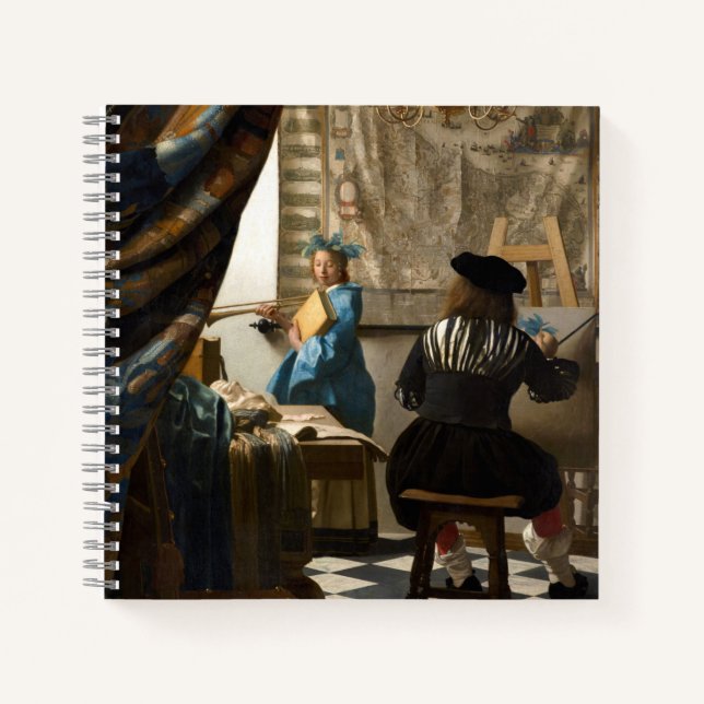 Cuaderno Johannes Vermeer - La historia de la pintura (Anverso)