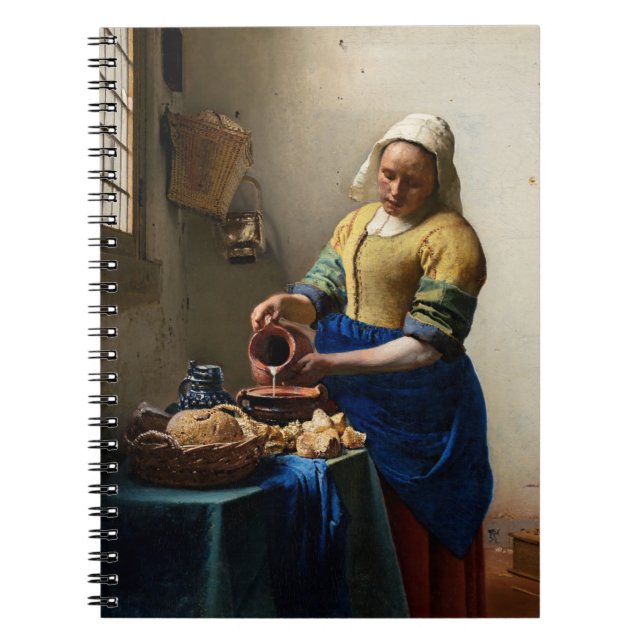 Cuaderno Johannes Vermeer - La Milkmaid (Frente)