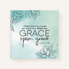 Cuaderno John 1:16 Todos hemos recibido Grace