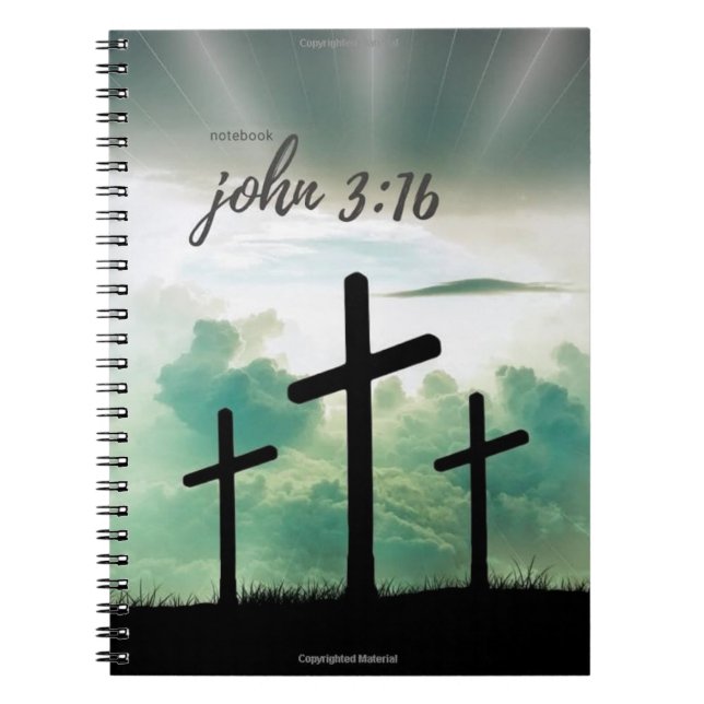 Cuaderno john 3:16 (Frente)