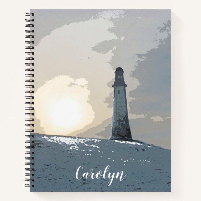 Cuaderno John Barrow, Monumento Hoad, Ulverston, faro (Anverso)