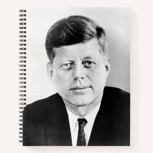 Cuaderno John Jack Kennedy Casa Blanca Presidencial de EE. (Anverso)