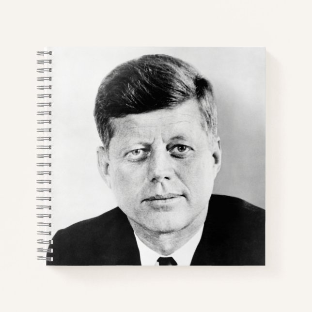Cuaderno John Jack Kennedy Casa Blanca Presidencial de EE. (Anverso)