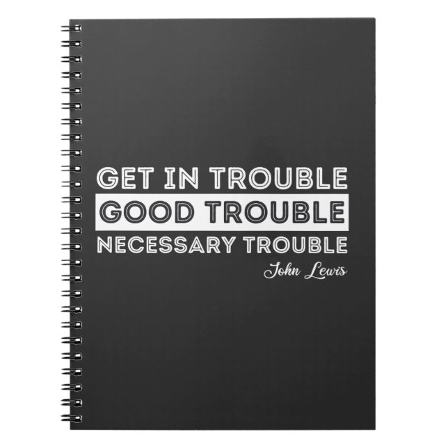 Cuaderno John Lewis - Cita del buen problema (Frente)