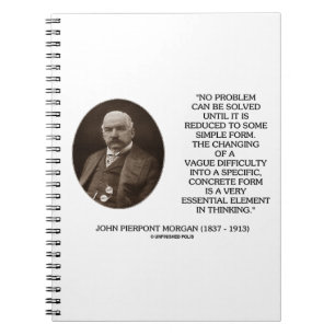 Cuaderno John Pierpont Morgan No Se Puede Resolver Ningún P