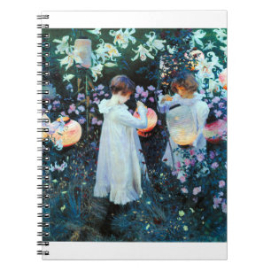 Cuaderno John Singer Sargent Carnation Lily Rosa