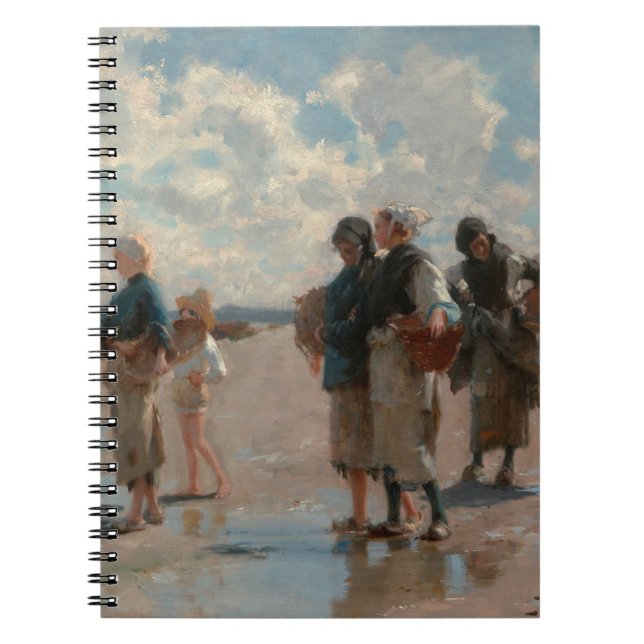 Cuaderno John Singer Sargent Fishing for Oysters (Frente)